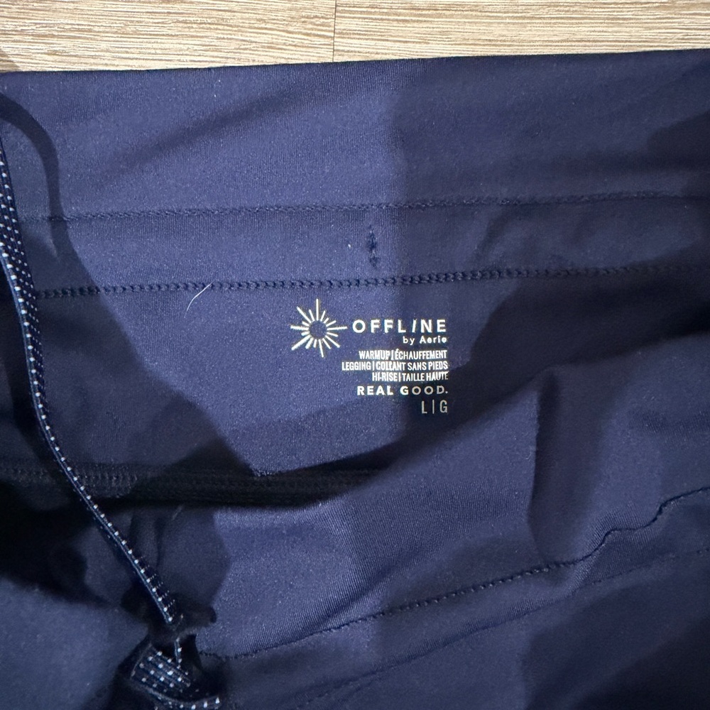 Aerie Women's Navy Leggings - Picture 2 of 2
